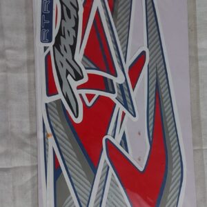 TVS Apache RTR 160 Full Body Sticker Set (Red/Blue/Carbon Grey)