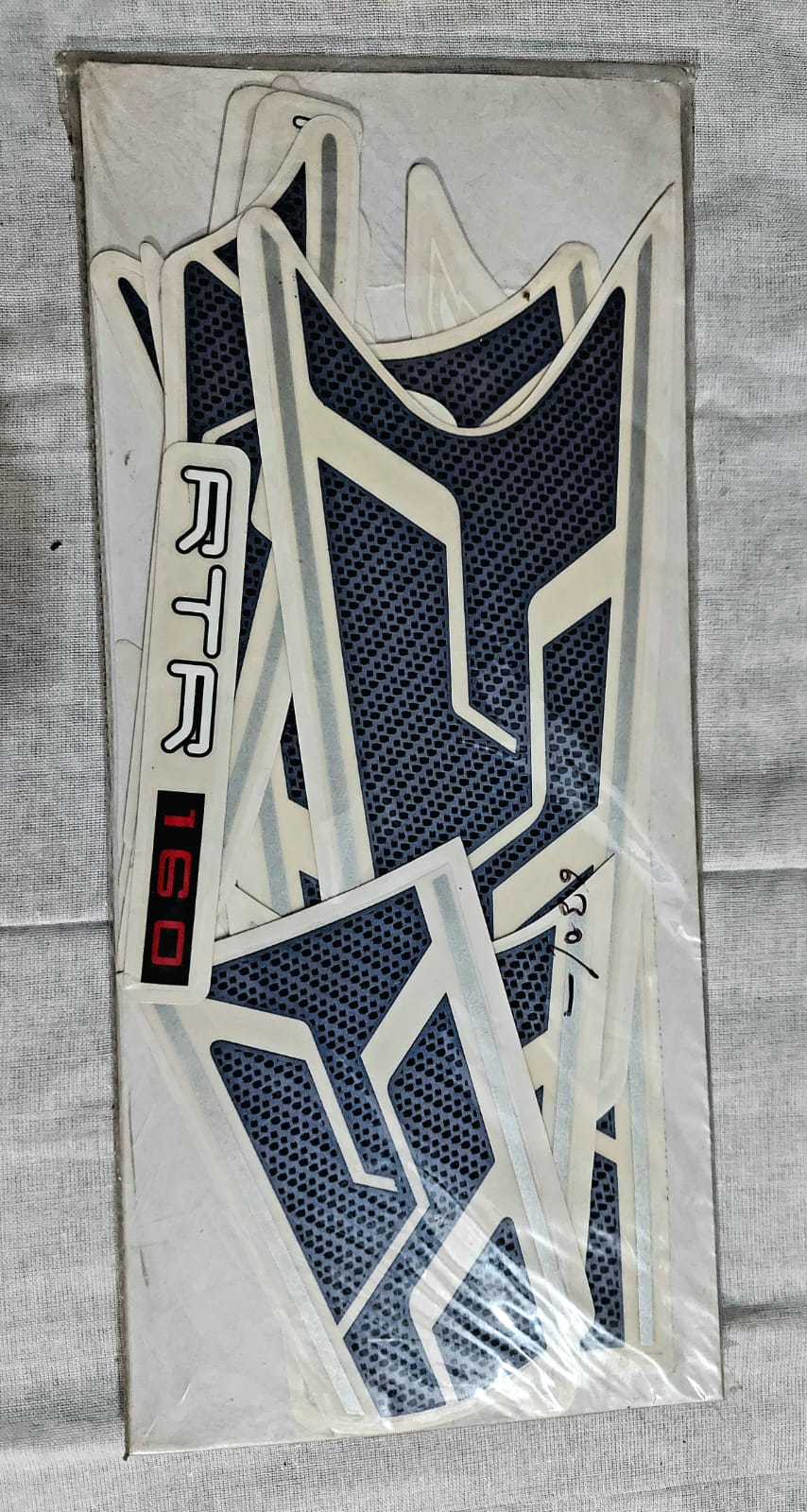 TVS Apache RTR 160 Full Body Sticker Set (Blue/Black)