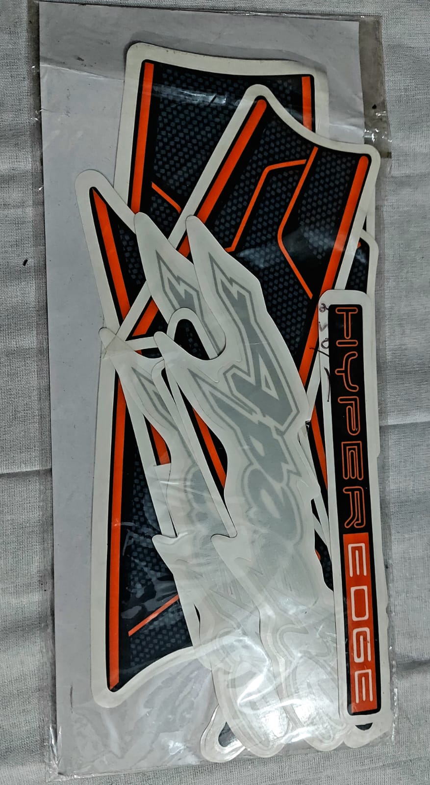TVS Apache 160 Full Body Sticker Set (Black/Orange) - Image 3