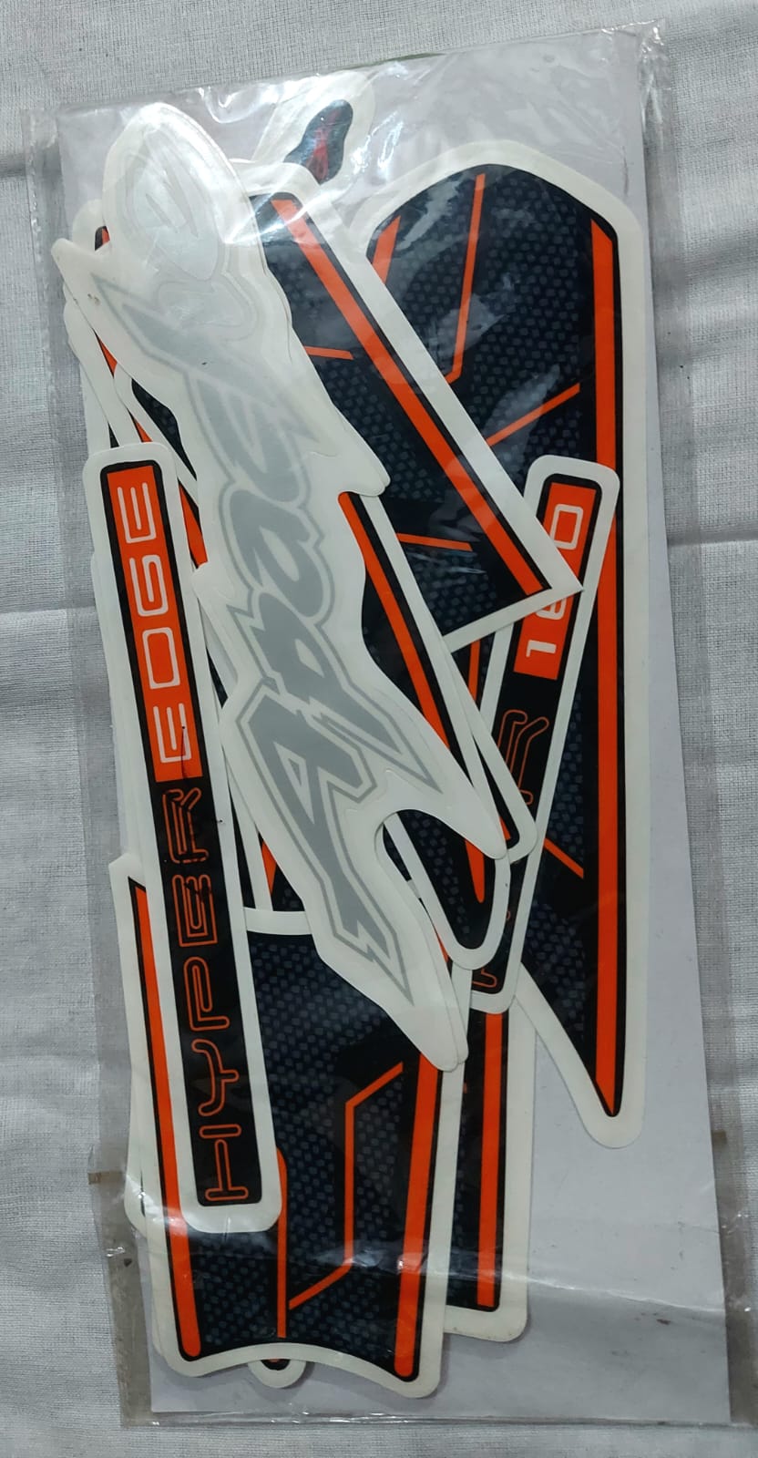 TVS Apache 160 Full Body Sticker Set (Black/Orange)
