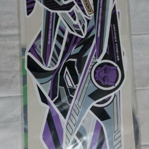 TVS Ntorq 125 Super Squad Edition Sticker Set (Black Panther – Purple/Black)